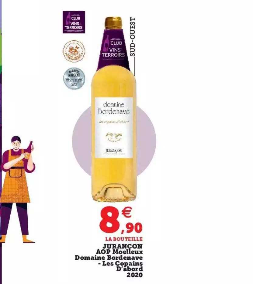 jurancon aop moelleux domaine bordenave - les copains d'abord 2020