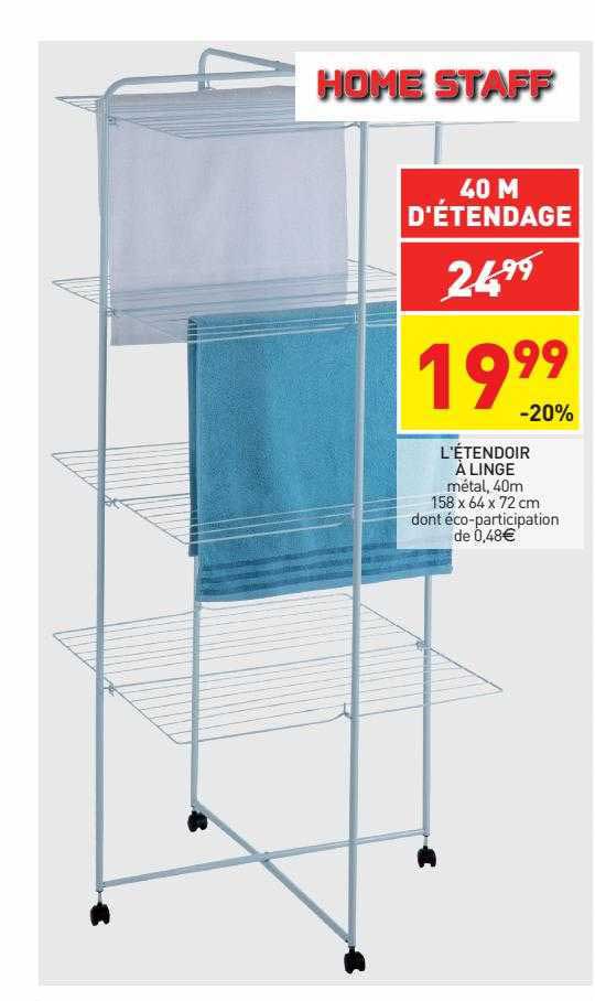 l'étendoir à linge home staff