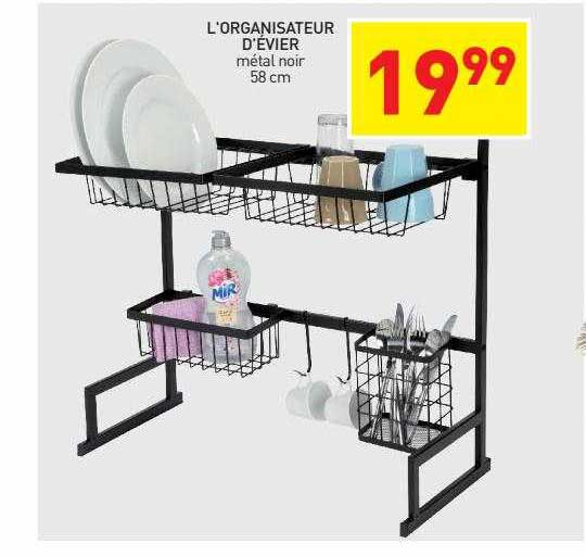 l'organisateur d'évier