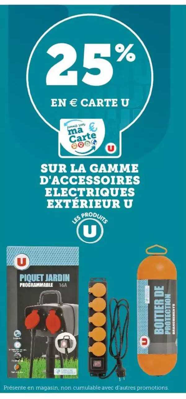 la gamme d'accessoires électriques extérieur u