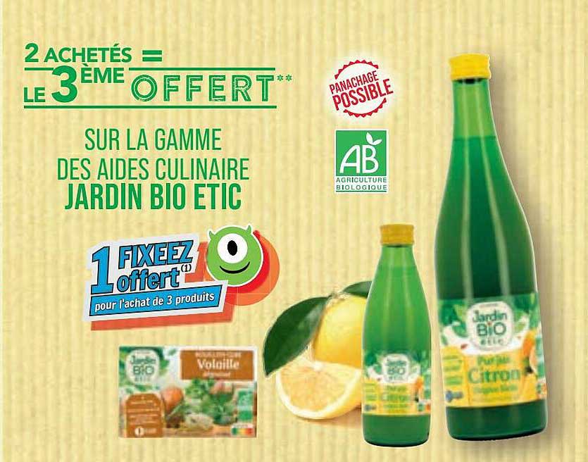 la gamme des aides culinaire jardin bio étic