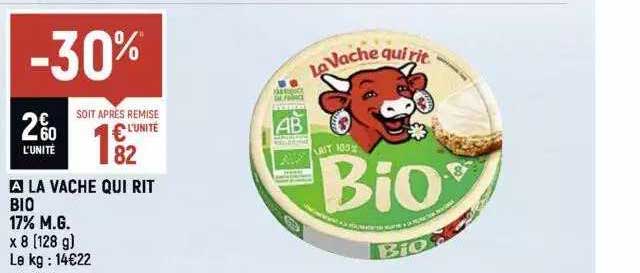 la vache qui rit bio 17% m.g.