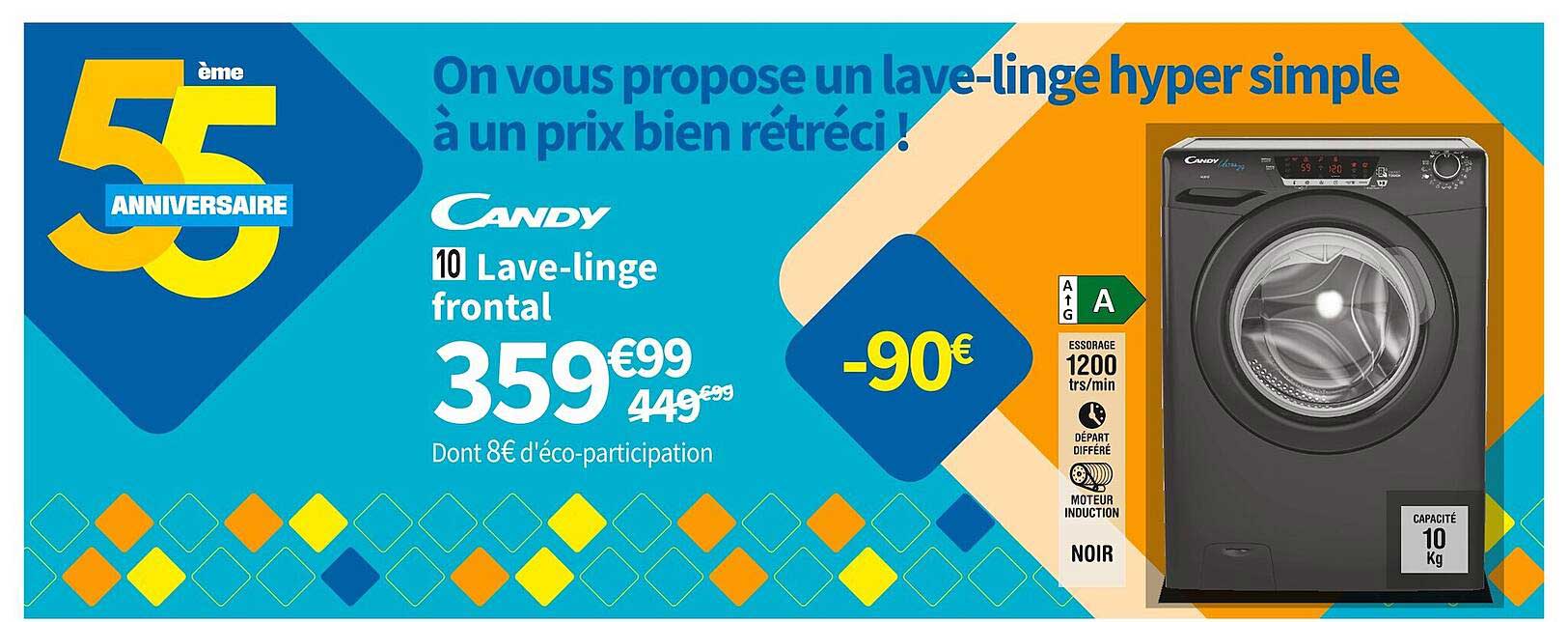 lave-linge frontal candy