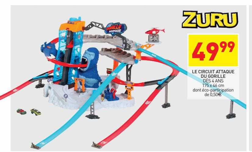 le circuit attaque du gorille zuru