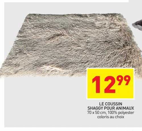 le coussin shaggy pour animaux