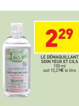 le démaquillant soin yeux et cils so'bio étic