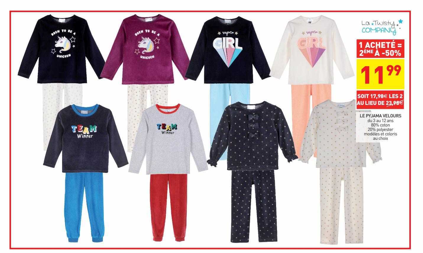 le pyjama velours la twisty company