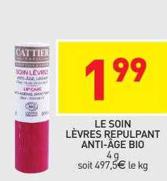 Le Soin Lèvres Repulpant Anti-âge Bio
