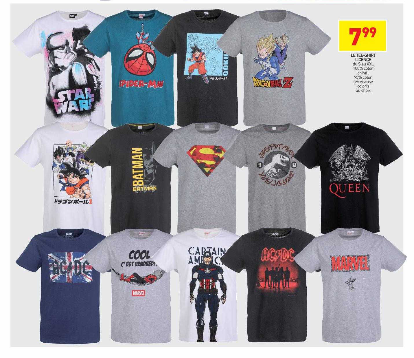 le tee-shirt licence