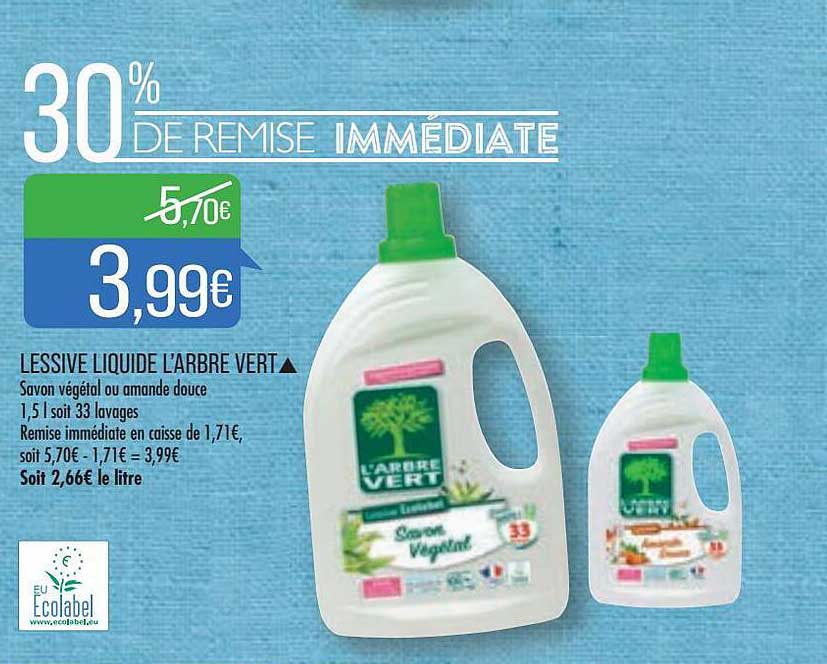 Lessive Liquide L'arbre Vert