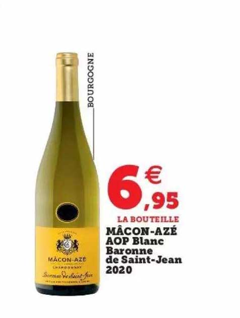 mâcon-azé aop blanc baronne de saint-jean 2020