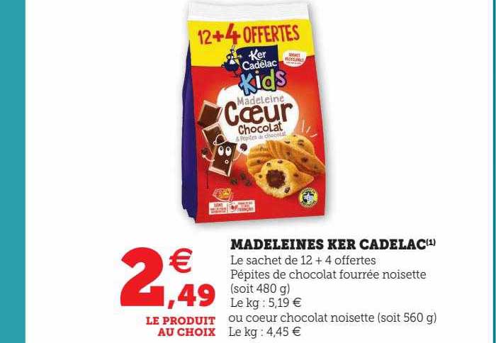 madeleines ker cadelac