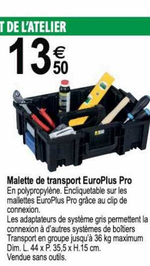 malette de transport europlus pro