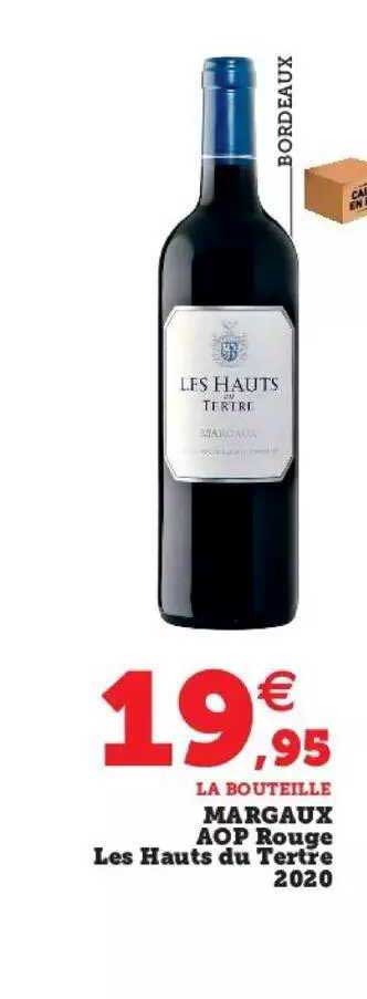 margaux aop rouge les hauts du tertre 2020