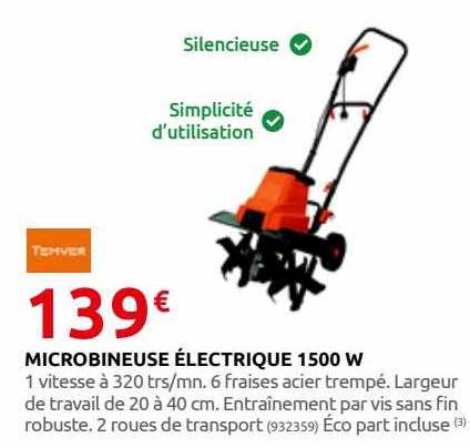 microbineuse électrique 1500 w temver