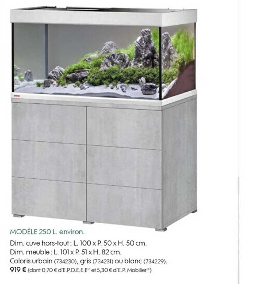 modèle 250 l environ