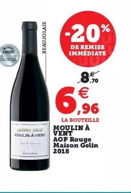 moulin à vent aop rouge maison gelin 2018