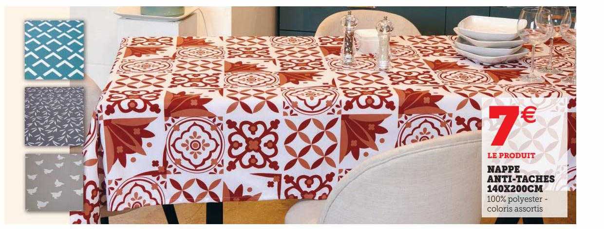 Nappe Antitaches 140 X 200 Cm