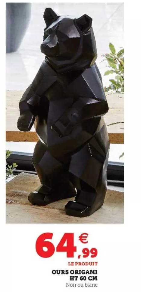 Ours Origami Ht 60 Cm