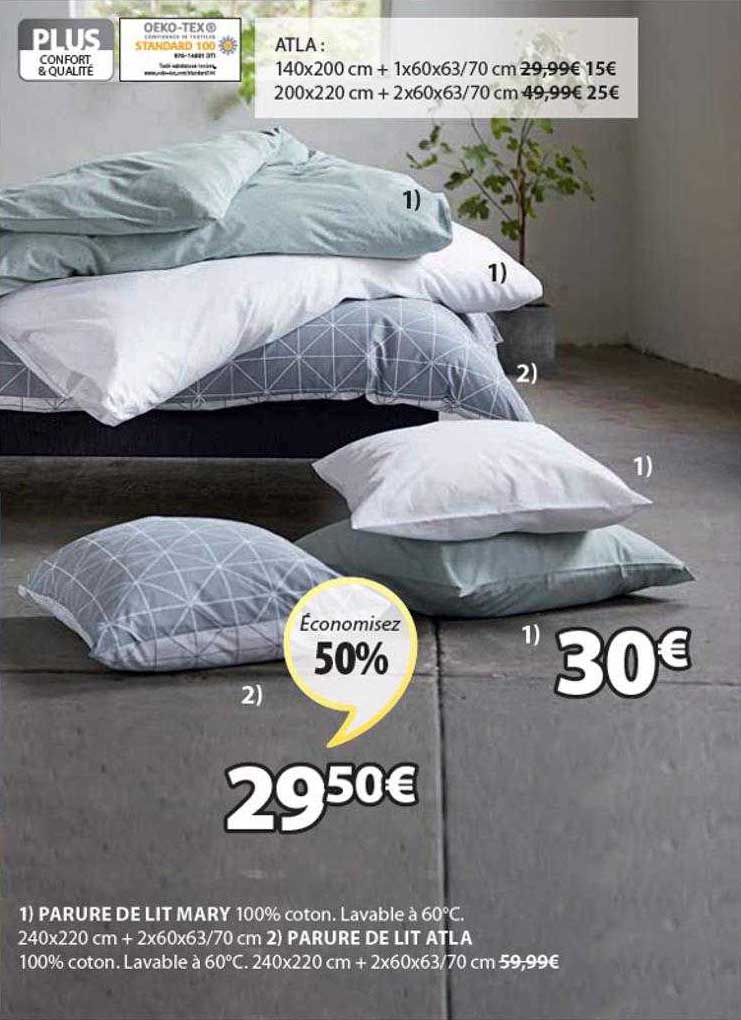 parure de lit mary, parure de lit atla