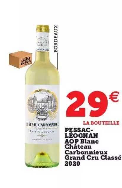 pessac-léognan aop blanc château carbonnieux grand cru classé 2020