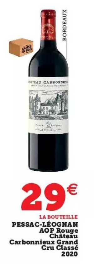 pessac-léognan aop rouge château carbonnieux grand cru classé 2020