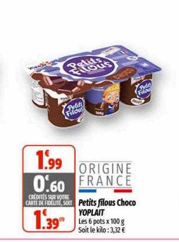 Petits Filous Choco Yoplait