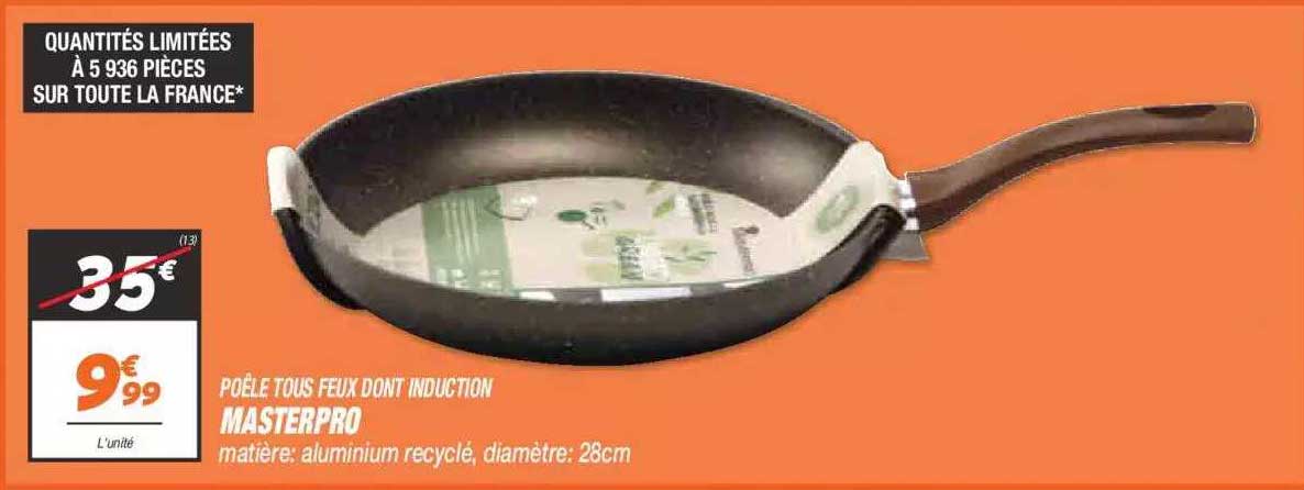 poêle tous feux dont induction masterpro