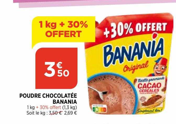 poudre chocolatée banania