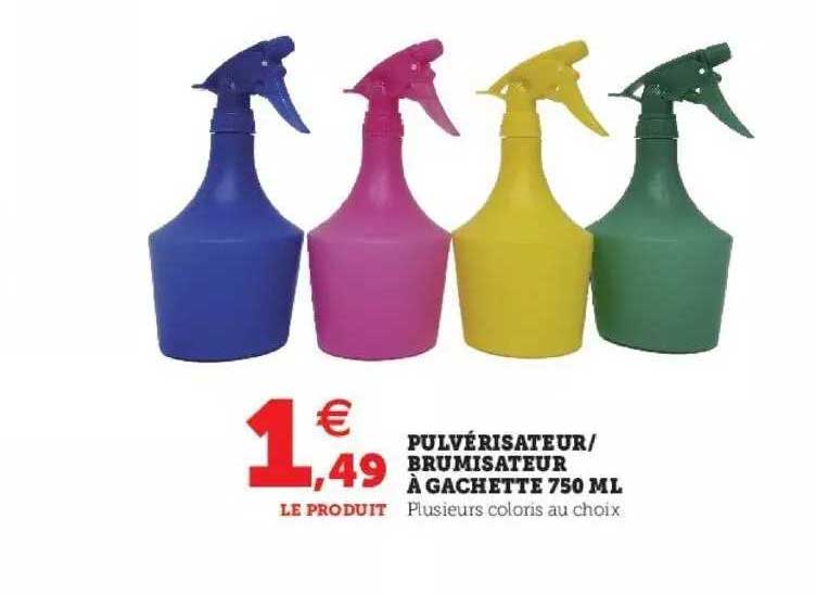 pulvérisateur-brumisateur à gachette 750ml