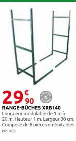 range-bûches xrb140