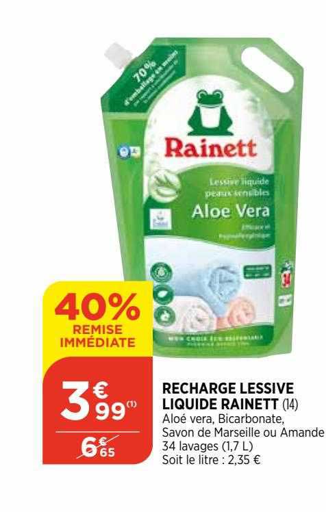 Recharge Lessive Liquide Rainett