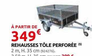 Rehausses Tôle Perforée