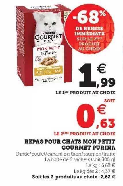 repas pour chats mon petit gourmet purina
