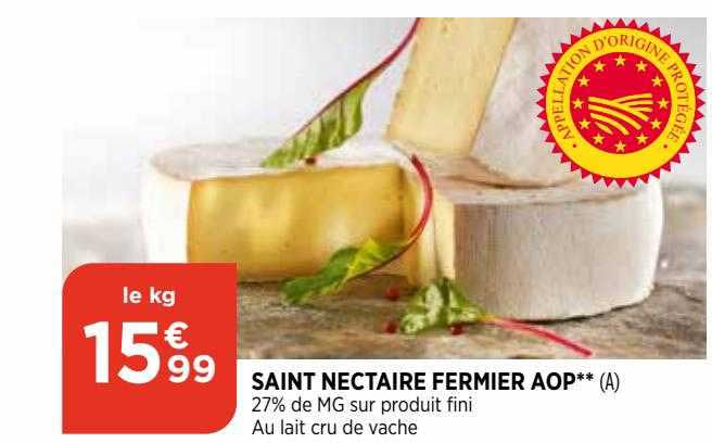 saint nectaire fermier aop