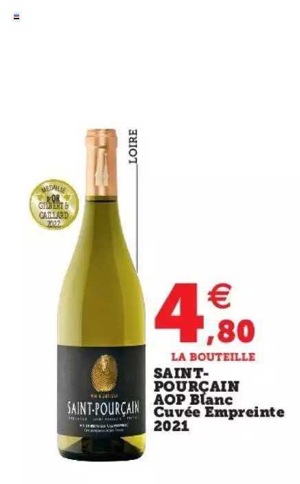 saint-pourçain aop blanc cuvée empreinte 2021