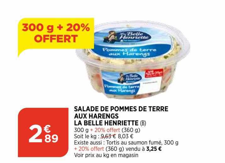 salade de pommes de terre aux harengs la belle henriette