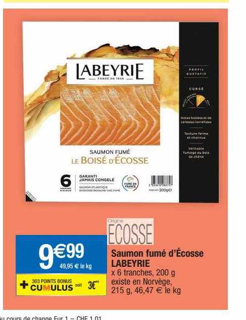 saumon fumé d'écosse labeyrie