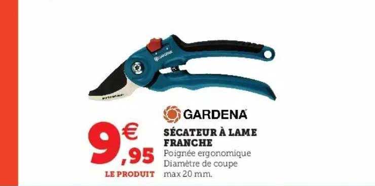sécateur à lame franche gardena