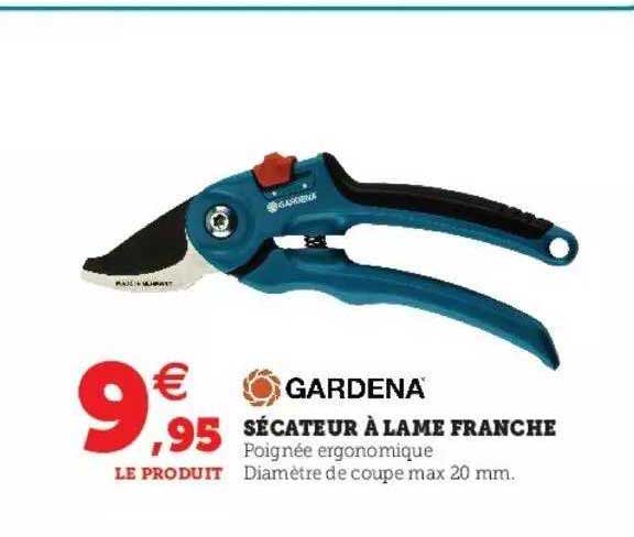 sécateur à lame franche gardena