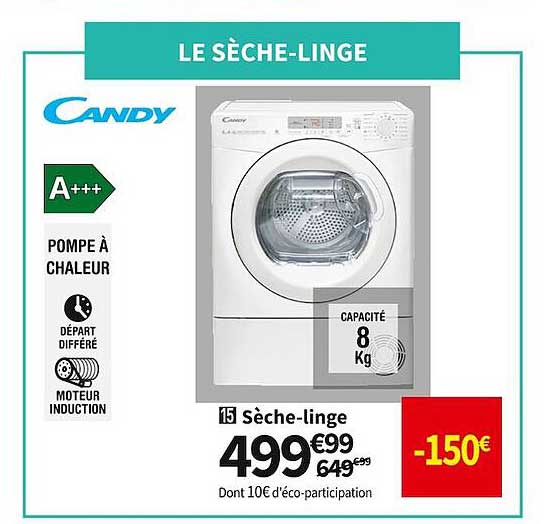 sèche-linge candy