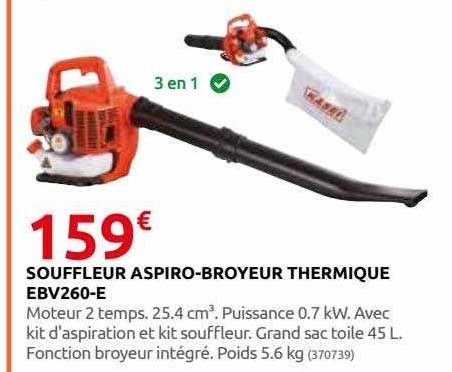 souffleur aspiro-broyeur thermique ebv260-e
