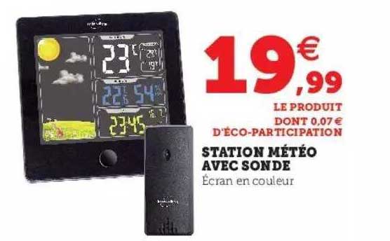 station météo avec sonde