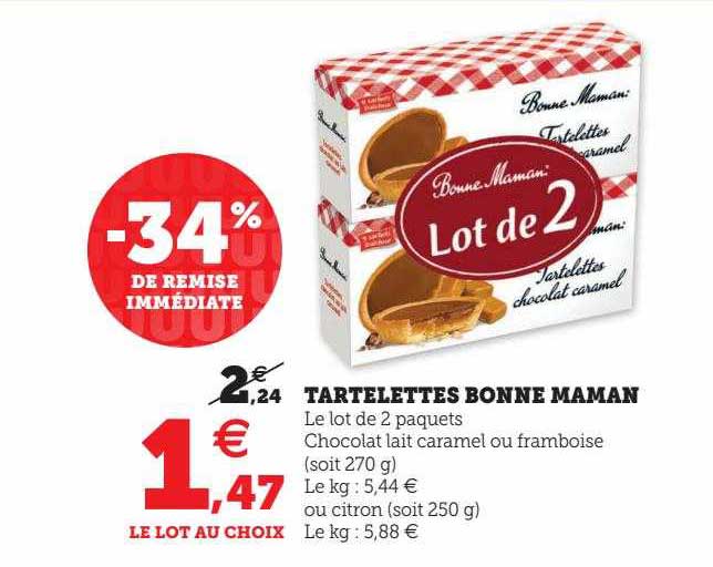 tartelettes bonne maman