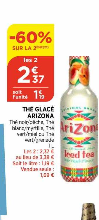 Thé Glacé Arizona