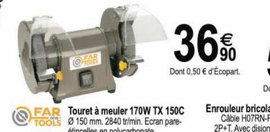 touret à meuler 170w tx 150c far tools