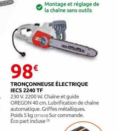 tronçonneuse électrique iecs 2240 tf