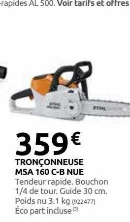 tronçonneuse msa 160 c-b nue