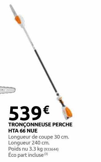tronçonneuse perche hta 66 nue