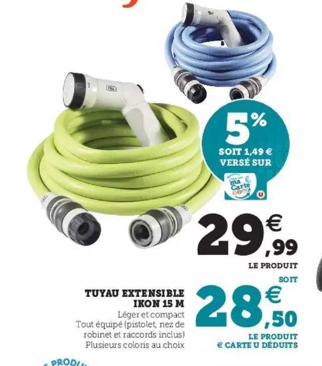 Tuyau Extensible Ikon 15 M